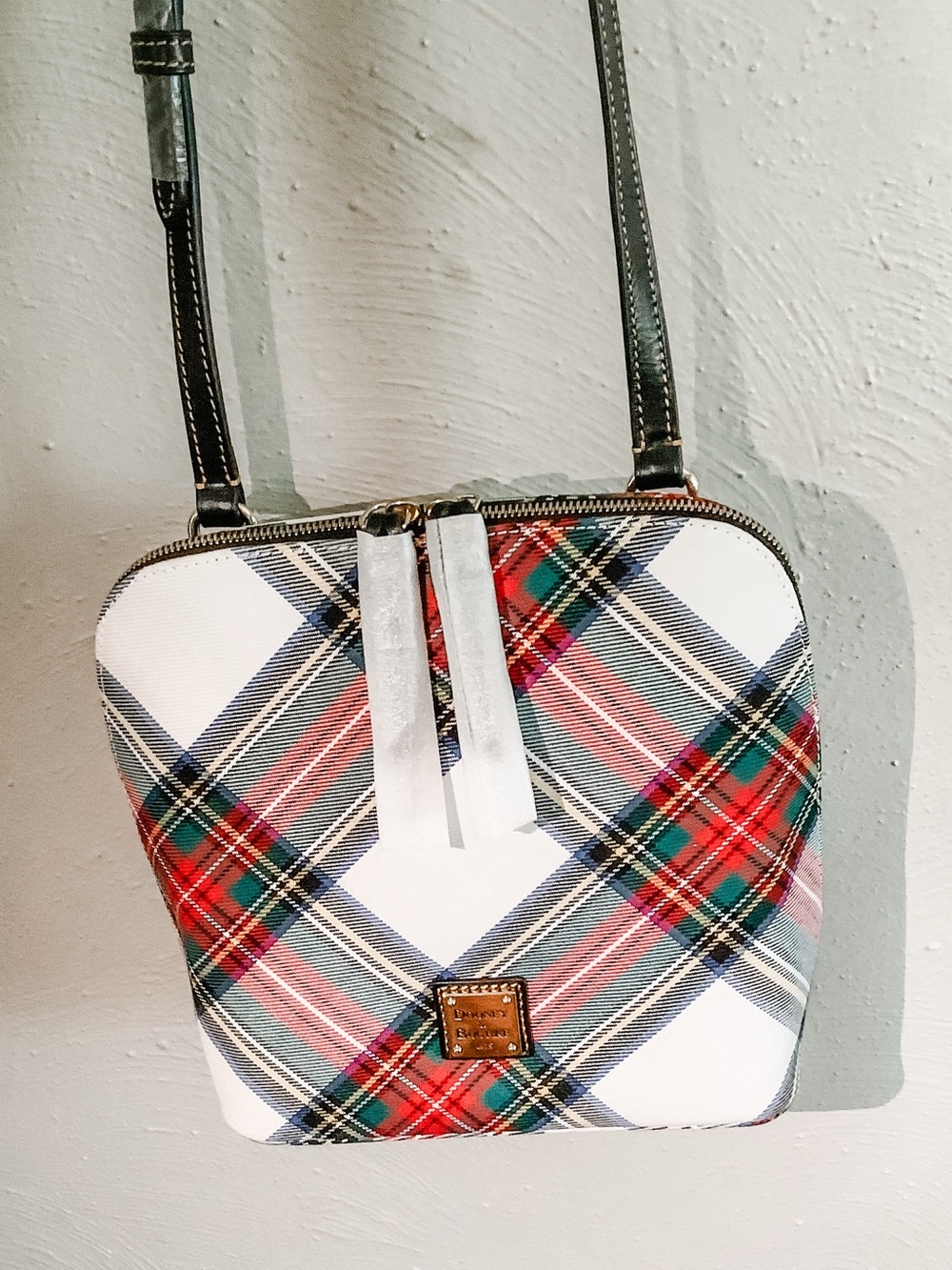 NWT Dooney & Bourke Large Trixie Crossbody Plaid Bag